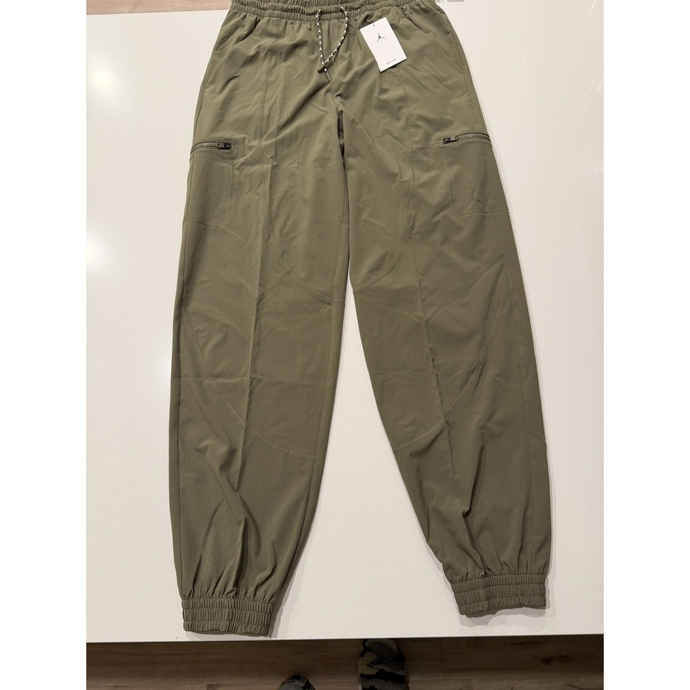 Jordan Loose Fit Olive Jogger Pants FB4659-222 Womens Medium Tall NWT